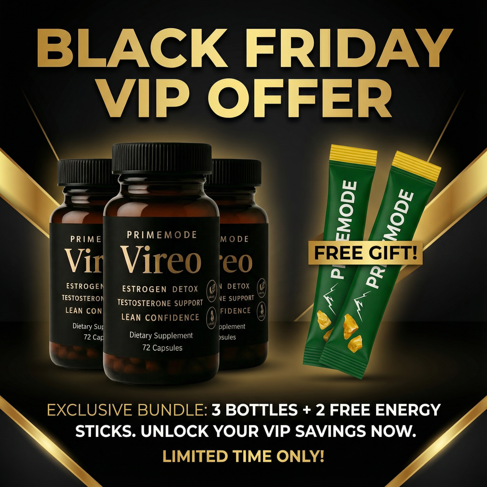 Lock In Your Progress (3 Months Supply Extra + 2 Energy Sticks)