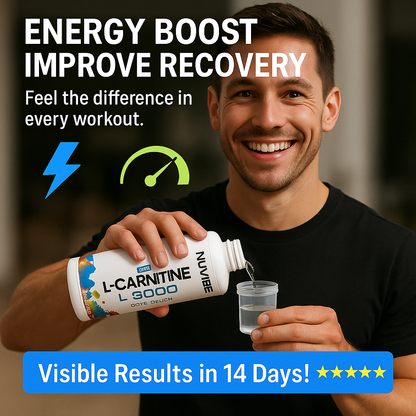 NUVIBE™ Liquid Carnitine 3000 | Fast-Acting Fat Burner & Energy Amplifier