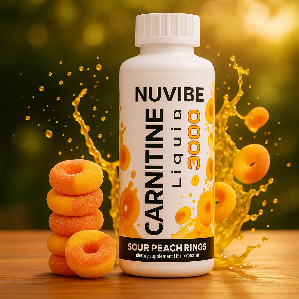NUVIBE™ Liquid Carnitine 3000 | Fast-Acting Fat Burner & Energy Amplifier