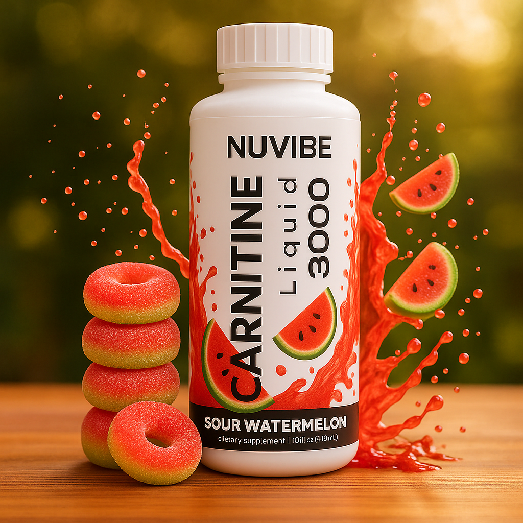 NUVIBE™ Liquid Carnitine 3000 | Fast-Acting Fat Burner & Energy Amplifier