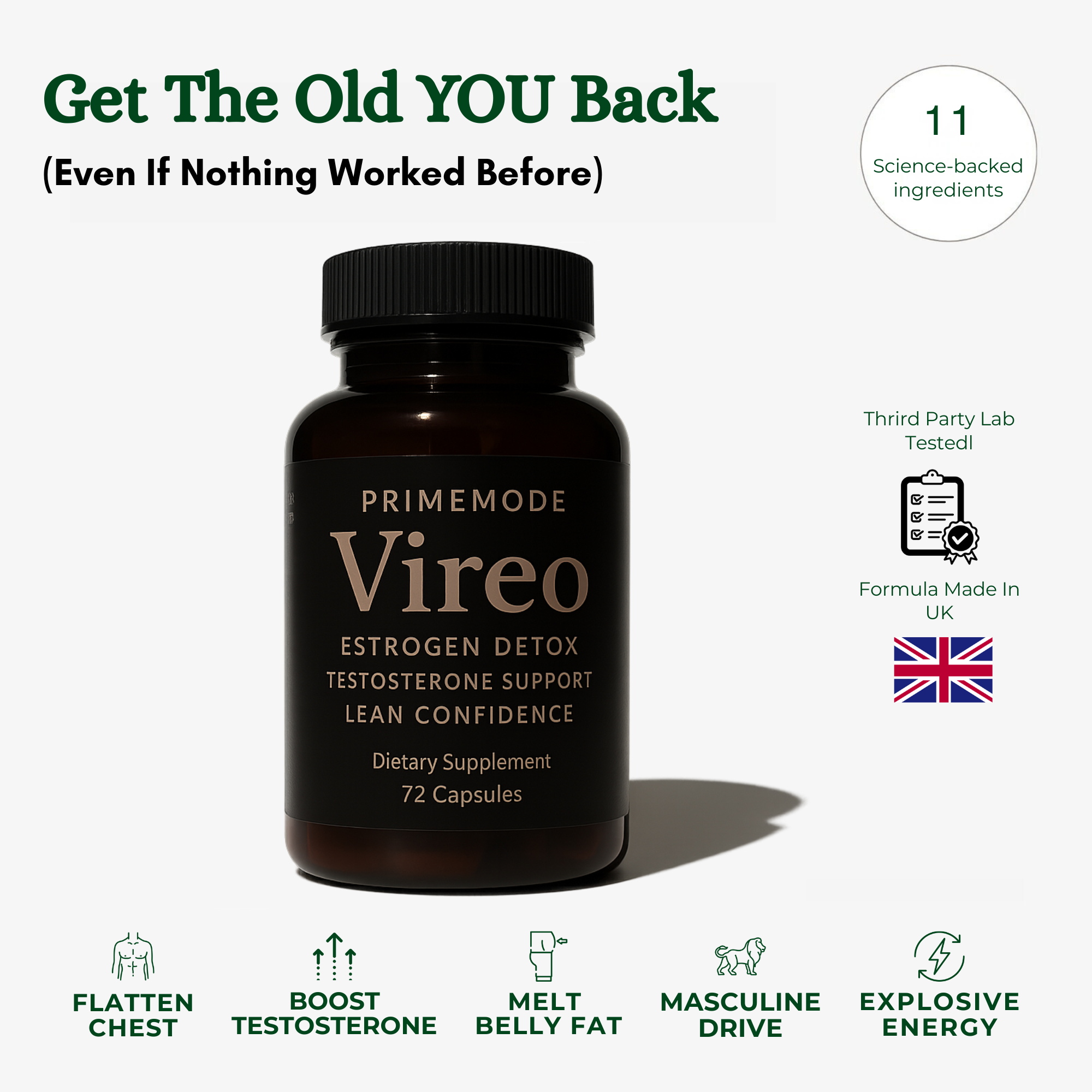 Vireo - The Complete Estrogen-Reset Formula For Men Who Refuse To Settle