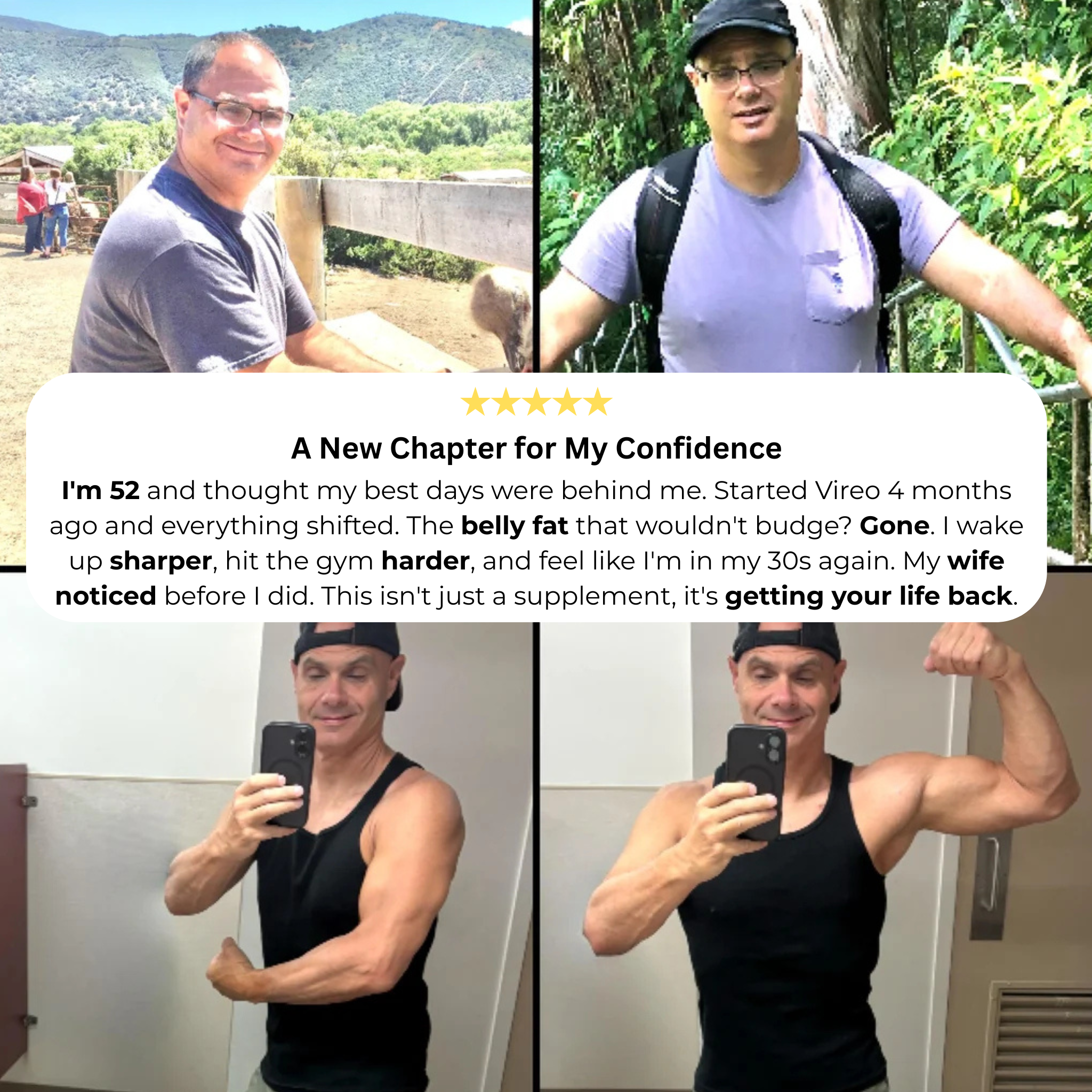Vireo™ | Triple-Action Estrogen Control Formula for Men 45+