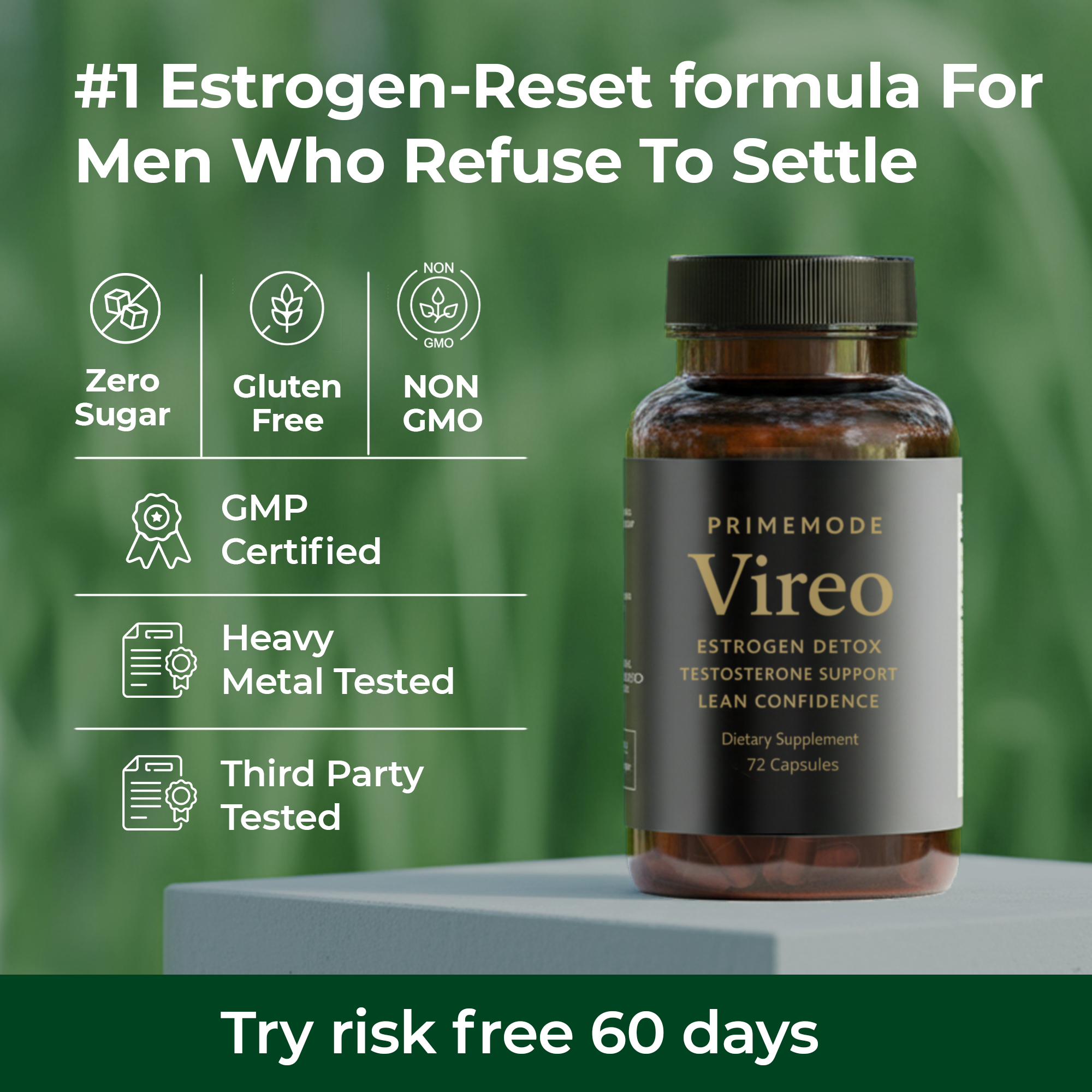 Vireo - The Complete Estrogen-Reset Formula For Men Who Refuse To Settle